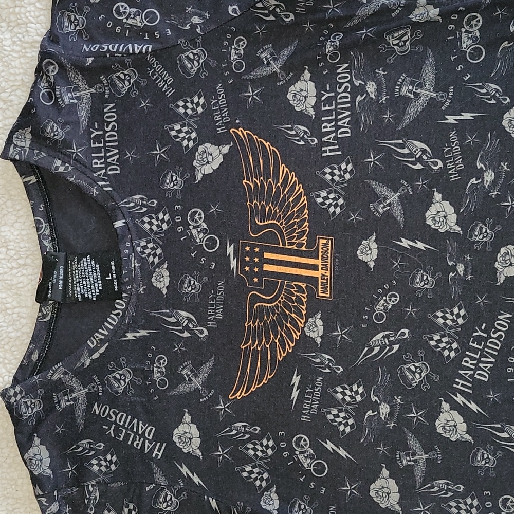 Harley Davidson El Paso, Texas Shirt, Size Large - Picture 2 of 8